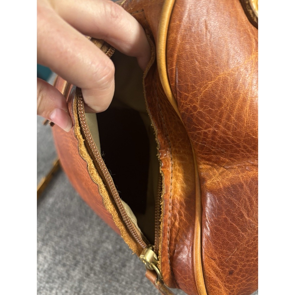 Vintage Overland Sedona Horween Leather Top Handle Handbag - Picture 3 of 10